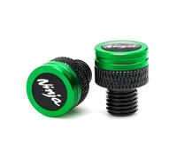 ODSMBK 1 Paires Bouchons d'Obturation de Miroir, Vis de Rétroviseur Cache Bougies, Moto Miroir Cache pour Kawasaki Ninja 400 650 300 250 250R ZX14R ZX10R ZX6R - Accessoires de Moto-Ninja_c