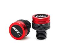 ODSMBK 1 Paires Bouchons d'Obturation de Miroir, Vis de Rétroviseur Cache Bougies, Moto Miroir Cache pour RC390 RC125 RC200 RC 390 200 125 Accessoires de Moto-RC_a