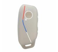 ODSMBK Étui de clé de Voiture en Silicone pour Porte-clés pour BMW IX I4 2 3 4 5 X3 X5 2021 2022 2023 Porte-clés Protecteur de Sac-Light Gray