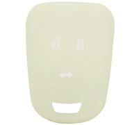 ODSMBK Étui de clé de Voiture en Silicone pour Porte-clés pour Chevrolet Camaro Sonic Cruze Malibu Volt Spark Equinox Porte-clés Protecteur de Sac-White