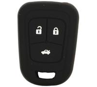 ODSMBK Étui de clé de Voiture en Silicone pour Porte-clés pour Chevrolet Camaro Sonic Cruze Malibu Volt Spark Equinox Porte-clés Protecteur de Sac-Black