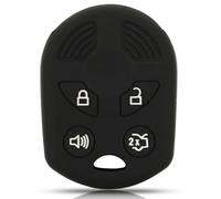 ODSMBK Étui de clé de Voiture en Silicone pour Porte-clés pour Edge Explorer pour Ranger Expedition pour Mustang Escape Taurus pour Mazda Tribute Porte-clés Protecteur de Sac-Black
