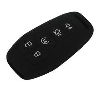 ODSMBK Étui de clé de Voiture en Silicone pour Porte-clés pour Explorer Fusion pour Mustang F150 pour Lincoln MKZ MKC Porte-clés Protecteur de Sac-Black