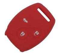 ODSMBK Étui de clé de Voiture en Silicone pour Porte-clés pour Honda Accord CR-V CRV Civic Pilot Fit Freed StepWGN Porte-clés Protecteur de Sac-Red