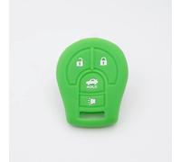 ODSMBK Étui de clé de Voiture en Silicone pour Porte-clés pour Nissan Maxima Altima Sentra Versa Micra X-Trail Terrano Tiida Cube Porte-clés Protecteur de Sac-Green