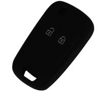 ODSMBK Étui de clé de Voiture en Silicone pour Porte-clés pour Opel Astra Corsa Adam Antara Meriva Zafira Insignia Porte-clés Protecteur de Sac-Black