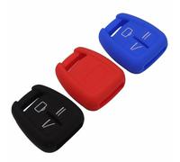 ODSMBK Étui de clé de Voiture en Silicone pour Porte-clés pour Opel pour Vauxhall Frontera Omega Porte-clés Protecteur de Sac-Darkblue