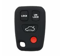 ODSMBK Étui de clé de Voiture en Silicone pour Porte-clés pour Volvo S40 S60 S70 S80 V40 V70 XC90 XC70 1998-2005 Porte-clés Protecteur de Sac-Type C