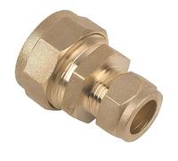 ODSUPPLIES - Raccord réducteur de compression en laiton 15 mm x 8 mm