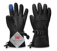 Odtmger Gants de Ski, Gants de Neige Imperméables et Respirants Les Plus Chauds pour Le Temps Froid, Convient aux Hommes et aux Femmes, pour Les Parents