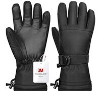 Odtmger Gants de Ski, Gants d'hiver, Gants de Ski imperméables en Hiver, Gants de Neige Chauds et Respirants, pour Les garçons et Les Filles Qui pratiquent des Sports de Plein air froids en Hiver