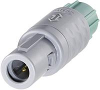 ODU S11M07-P02MPH0-0000 Cosse cylindrique mâle mâle, droit Nombre total de pôles: 2 Série (connecteur rond): MEDI-SNAP® 1 pc(s)