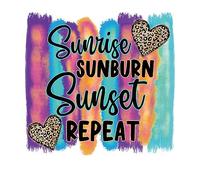 odulu Écussons thermocollants été Hawaï,autocollants de transfert thermique,motif vacances à la plage,appliqués pour la décoration de t-shirts,jeans,sacs,chapeaux,sacs à dos-(L)-#3