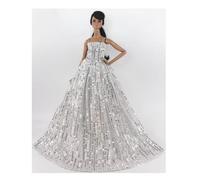 odulu Robe de poupée pour poupée américaine de 30 cm (11,5 Pouces)-Robe de soirée à Paillettes,Jupe sirène,Robe de mariée pour poupée BJD 1/6-Cadeau-1 pièce-#C