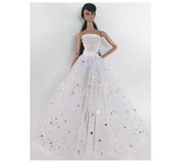 odulu Robe de poupée pour poupée américaine de 30 cm (11,5 Pouces)-Robe de soirée à Paillettes,Jupe sirène,Robe de mariée pour poupée BJD 1/6-Cadeau-1 pièce-#G