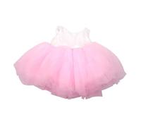 odulu Robe de Princesse à Paillettes pour poupée américaine de 43 à 46cm (18 Pouces)-Accessoire pour poupée bébé-1 pièce-Rose