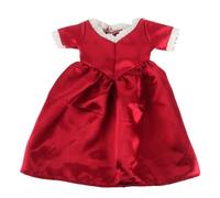 odulu Robe de Princesse Rouge pour poupée américaine de 43 à 46cm (18 Pouces)-Accessoire Robe de soirée/Robe de Palais-1 pièce