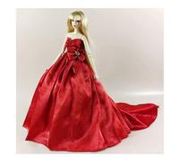odulu Robe pour poupée américaine de 30 cm (11,5 Pouces)-Jupe sirène Princesse,Robe de soirée à Sequins,Robe de mariée pour poupée BJD 1/6-Cadeau-1 pièce-#I