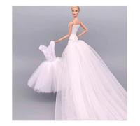 odulu Robe pour poupée américaine de 30 cm (11,5 Pouces)-Jupe sirène Princesse,Robe de soirée à Sequins,Robe de mariée pour poupée BJD 1/6-Cadeau-1 pièce-#A