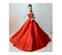 odulu Robe pour poupée américaine de 30 cm (11,5 Pouces)-Jupe sirène Princesse,Robe de soirée à Sequins,Robe de mariée pour poupée BJD 1/6-Cadeau-1 pièce-#F