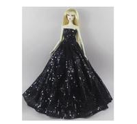 odulu Robe pour poupée américaine de 30 cm (11,5 Pouces)-Jupe sirène Princesse,Robe de soirée à Sequins,Robe de mariée pour poupée BJD 1/6-Cadeau-1 pièce-#L