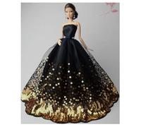 odulu Robe pour poupée américaine de 30 cm (11,5 Pouces)-Jupe sirène Princesse,Robe de soirée à Sequins,Robe de mariée pour poupée BJD 1/6-Cadeau-1 pièce-#G