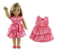 odulu Vêtements de poupée pour poupée américaine de 18 Pouces-Robe de Princesse,Jupe imprimée,Tenue d'été,Accessoire pour poupée de 43 à 46cm-1 Ensemble-A