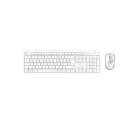 Ody II - Ensemble clavier et souris - silencieux - full size - sans fil - USB - AZERTY - Français - blanc - boîte en carton