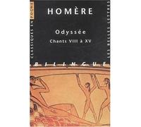 Odyssée. Chants VIII à XV Tome 2 Chants VIII à XV - Homère - Belles Lettres - Poche - Récit