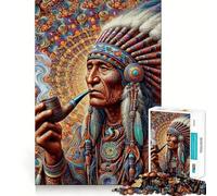 Odyssée de la Sagesse Puzzle de 1000 pièces pour Adultes Jeu Intelligent et Amusant à Assembler Ensemble Cadeau saisonnier (38x52cm)