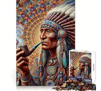 Odyssée de la Sagesse Puzzle de 1000 pièces pour Adultes Jeu Intelligent et Amusant à Assembler Ensemble Cadeau saisonnier (38x52cm)