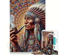 Odyssée de la Sagesse Puzzle Difficile pour Adultes 1000 Pièces Stimule la Mémoire Facile à Assembler Cadeau Artistique (50x75cm)
