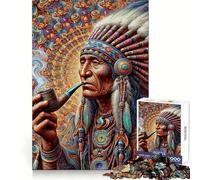 Odyssée de la Sagesse Puzzle Difficile pour Adultes 1000 Pièces Stimule la Mémoire Facile à Assembler Cadeau Artistique (50x75cm)