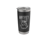 odyssée reprenant la mythologie d'Ithaque et Homère Gobelet isotherme en acier inoxydable double paroi