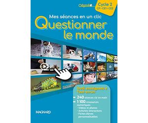 Odysséo Mes séances en un clic Questionner le monde Cycle 2 (2022) - Guide enseignant papier + Ressources numériques: Tout-en-un : 240 séances n ... *Outil exclusivement pour les enseignants