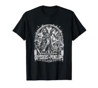Odysseus and Penelope Serment Across Seas Myth Saga T-Shirt