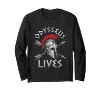 Odysseus Lives - Drôle Grec mythologie Grecque Manche Longue