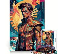 Odysseus︰ Voyageur Solaire des marées égéennes Puzzle de 1000 pièces pour Adultes Jeu de réflexion Stimulant Amusant à Partager Qualité supérieure Cadeau Exquis (38x52cm)