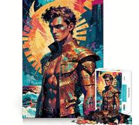 Odysseus︰ Voyageur Solaire des marées égéennes Puzzle de 1000 pièces pour Adultes Jeu de réflexion Stimulant Amusant à Partager Qualité supérieure Cadeau Exquis (38x52cm)