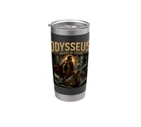 Odysseus World Tour Littérature Humour Gobelet isotherme en acier inoxydable double paroi