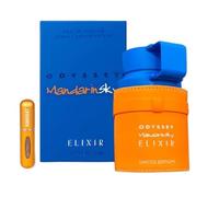 Odyssey Mandarin Sky Elixir Eau de parfum arabe longue durée avec atomiseur rechargeable 5 ml Parfum agrumes doux boisé (Mandarin Sky Elixir)