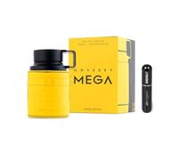 Odyssey Mega Eau de Parfum 100ml Arabe Homme Longue Durée + Vaporisateur Boisé Notes de Gingembre, Bergamote et Bois de Cèdre (Odyssey Mega)