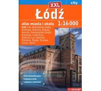 Łódź XXL atlas de la ville et des environs 1:16 000