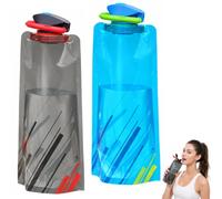 ODZFOS Paquet de 2 pièces gourde souple Flasque Running, Soft Flask, flasque running Bouteille d'eau pour Sport Utilisation Hydratation en Extérieur. 700 ML