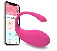 Cuson Stimulateur œuf vibrant connecté, silicone, télécommande et appli mobile pour femme