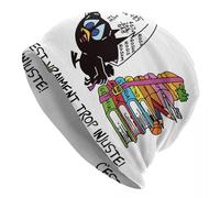 OEBANQGIV Calimero Cest Vraiment Trop Injuste Skullies Beanies Casquettes pour Hommes Femmes Unisex Tendance Hiver Chaud Bonnet Chapeaux Adultes