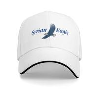 OEBANQGIV Cascapte de Baseball de l’Aigle syrien, randonnée, pêche, crème Solaire, Chapeau de Camionneur, Bonnet Unisexe Hommes y2k, Casquettes personnalisées DIY Cool