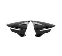 OEBUAFI 2 Pièces Couvercles de Rétroviseurs Latéraux de Remplacement pour SEAT Mk3 5F ST FR 2012-2020 Mk5 201 KJ717 OEM 5F0857537B 5F0857538B ABS Noirs Capuchons de Rétroviseurs