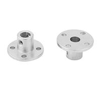 OEBUAFI 2pcs M3 Rigid Motor Shaft Couplers Sturdy Iron Flange Connector for