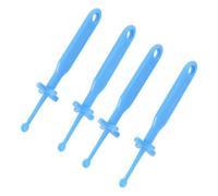OEBUAFI 4 Pièces Outil de Retrait de Cérumen Cuillère D'oreille avec Protection Dissolvant de Cérumen avec Protection Sûre du Tympan pour Kit de Nettoyage D'oreille Nettoyant